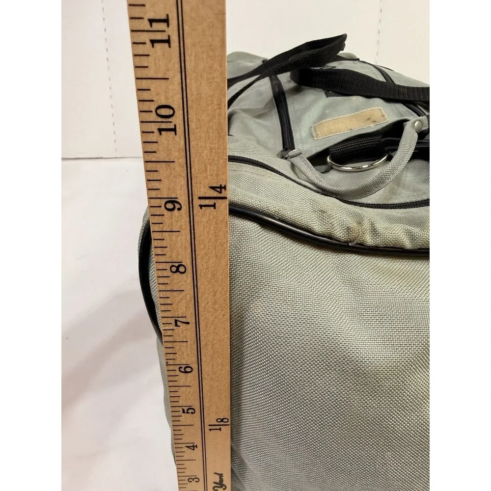 Vtg BF Goodrich 1991 FINAL FOUR INDIANAPOLIS Duffel Bag Gray Canvas Carry On